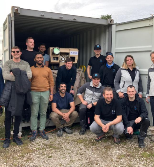 photo groupe HELMA-P slovénie 2024 drone